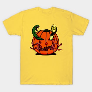 Snake Pumpkin Helloween T-Shirt